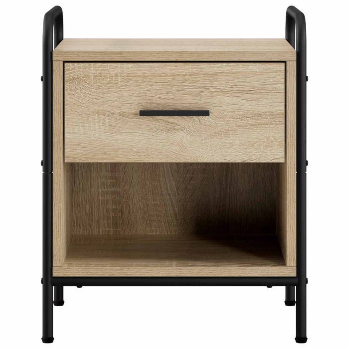 Dulap de noapte Stejar Sonoma 40 x 30 x 50 cm Lemn prelucrat WALTI
