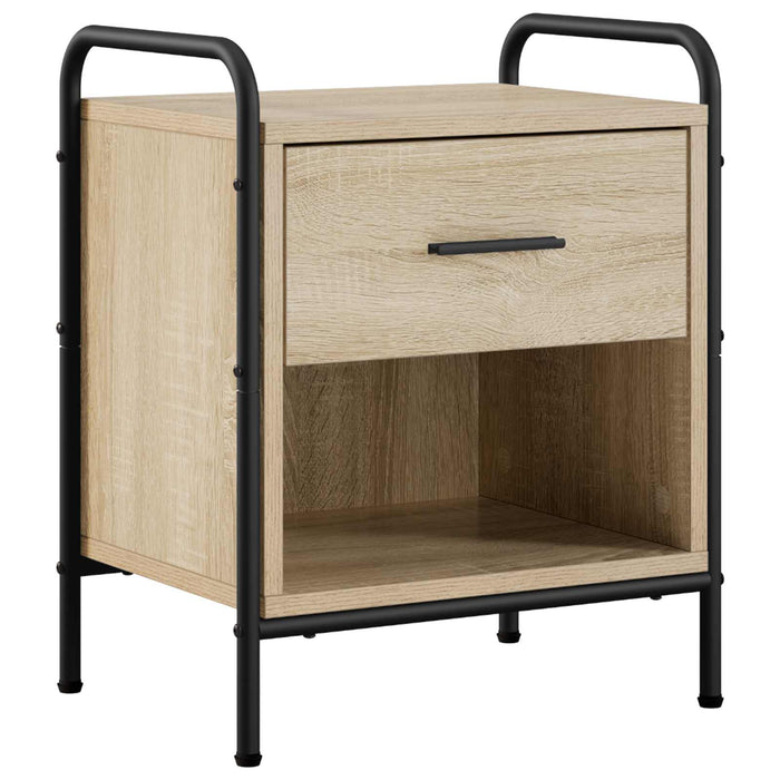 Dulap de noapte 2 buc. Stejar Sonoma 40 x 30 x 50 cm WALTI