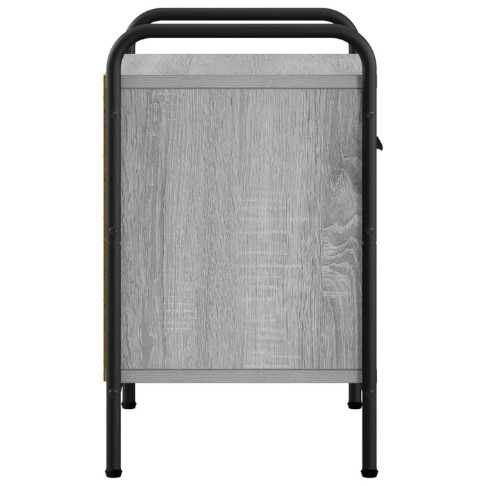 Dulap de noapte Sonoma gri 40 x 30 x 50 cm Lemn prelucrat WALTI