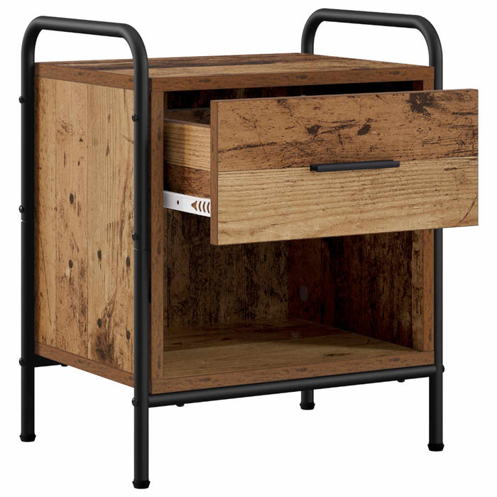 Dulap de noapte Lemn vechi 40 x 30 x 50 cm Lemn prelucrat WALTI
