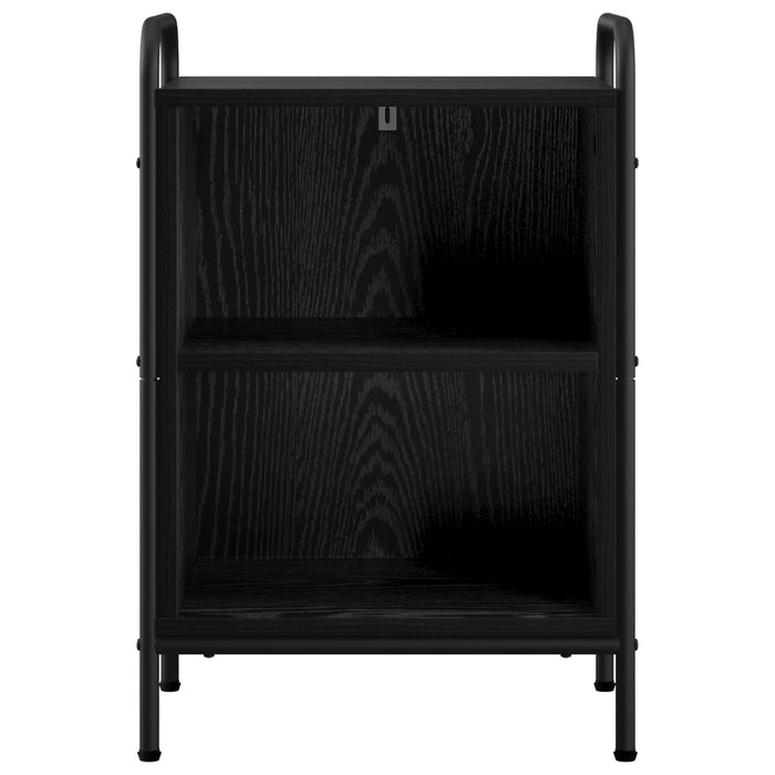 Dulap de noapte Stejar Negru 40 x 30 x 60 cm Lemn prelucrat WALTI