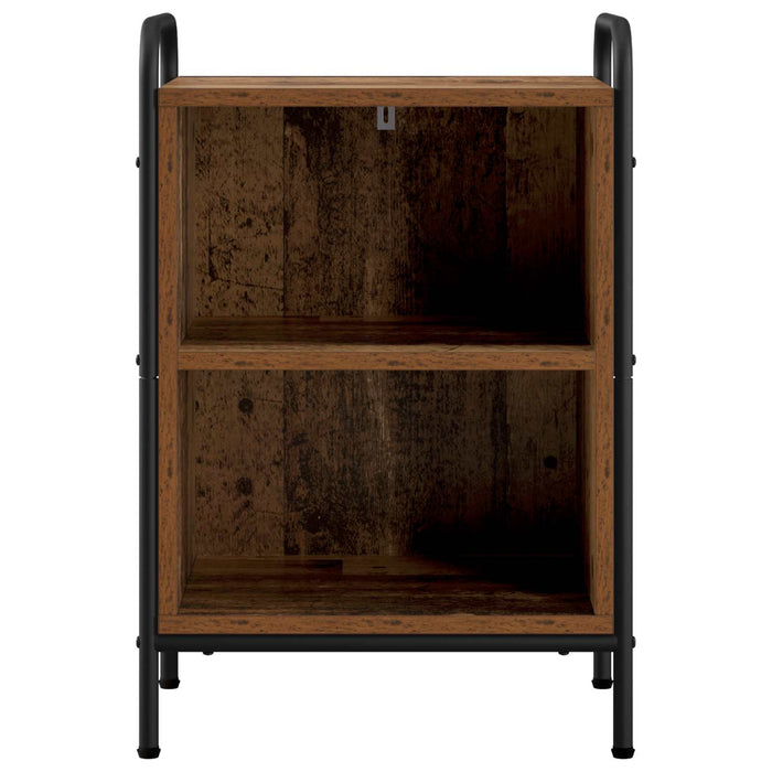 Dulap de noapte 2 buc. Lemn vechi 40 x 30 x 60 cm WALTI
