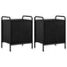 Dulap de noapte 2 buc. Stejar Negru 40 x 30 x 50 cm - WALTI WALTI