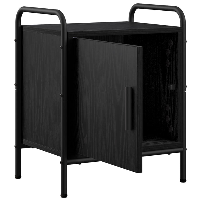 Dulap de noapte 2 buc. Stejar Negru 40 x 30 x 50 cm - WALTI WALTI