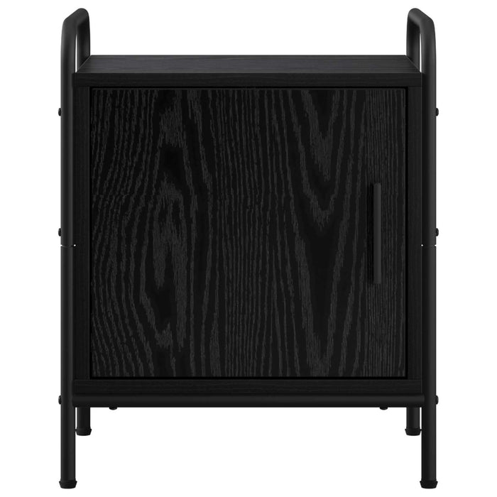 Dulap de noapte 2 buc. Stejar Negru 40 x 30 x 50 cm - WALTI WALTI