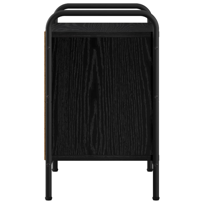 Dulap de noapte 2 buc. Stejar Negru 40 x 30 x 50 cm - WALTI WALTI