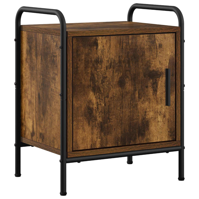 Dulap de noapte Stejar fumuriu 40 x 30 x 50 cm Lemn prelucrat - WALTI WALTI
