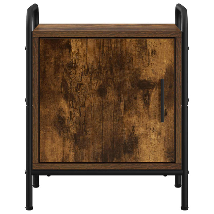 Dulap de noapte Stejar fumuriu 40 x 30 x 50 cm Lemn prelucrat - WALTI WALTI