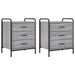 Dulap de noapte 2 buc. Sonoma gri 48 x 36,5 x 60 cm - WALTI WALTI