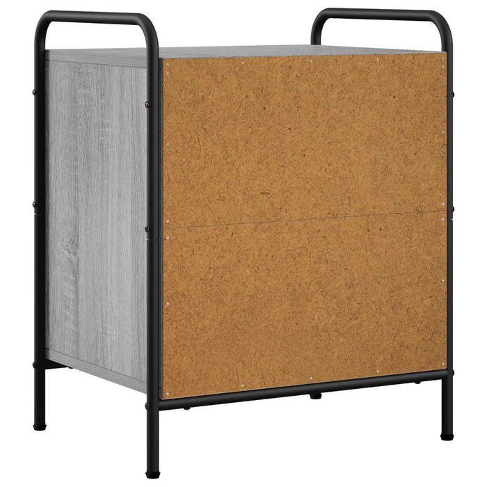 Dulap de noapte 2 buc. Sonoma gri 48 x 36,5 x 60 cm - WALTI WALTI