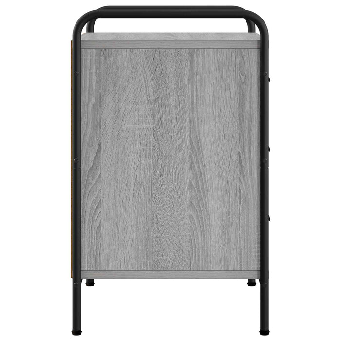 Dulap de noapte 2 buc. Sonoma gri 48 x 36,5 x 60 cm - WALTI WALTI