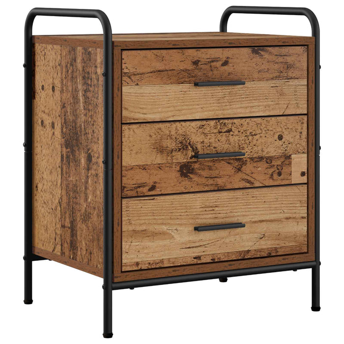 Dulap de noapte Lemn vechi 48 x 36,5 x 60 cm Lemn prelucrat - WALTI WALTI