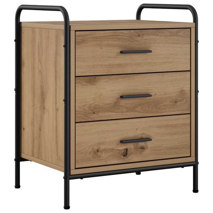 Dulap de noapte Stejar Artizanal 48 x 36,5 x 60 cm - WALTI WALTI