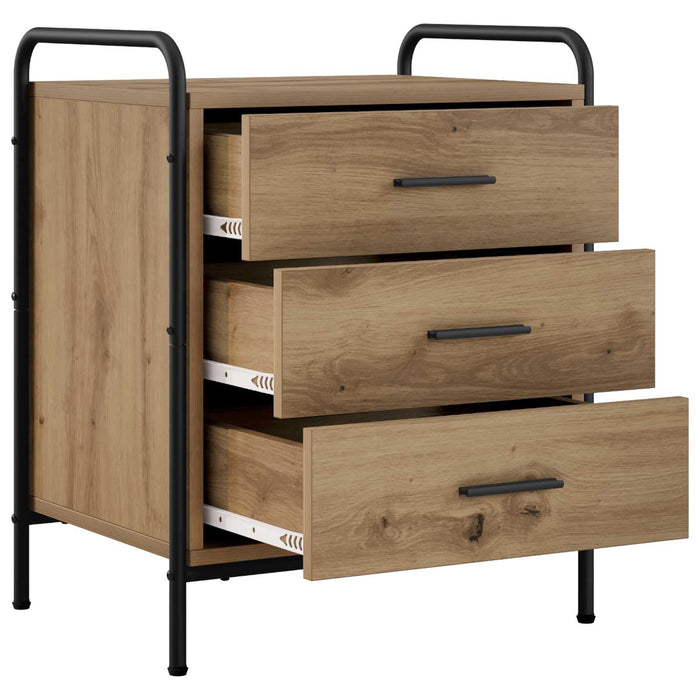 Dulap de noapte Stejar Artizanal 48 x 36,5 x 60 cm - WALTI WALTI