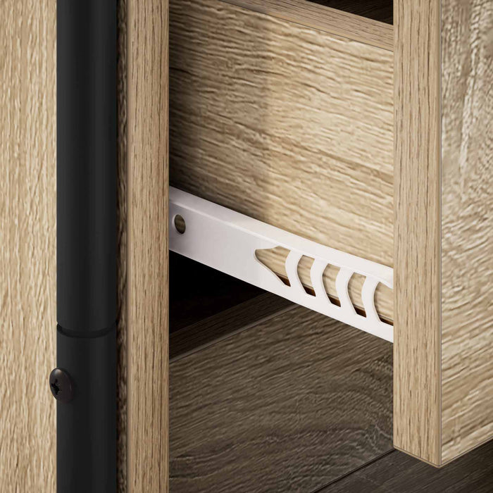 Dulap de Noapte Suspendat 2 buc. Stejar Sonoma 40 x 30 x 50 cm WALTI