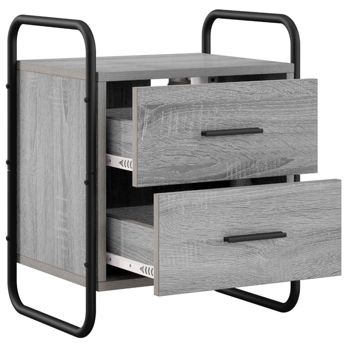 Dulap de Noapte Suspendat Sonoma gri 40 x 30 x 50 cm WALTI