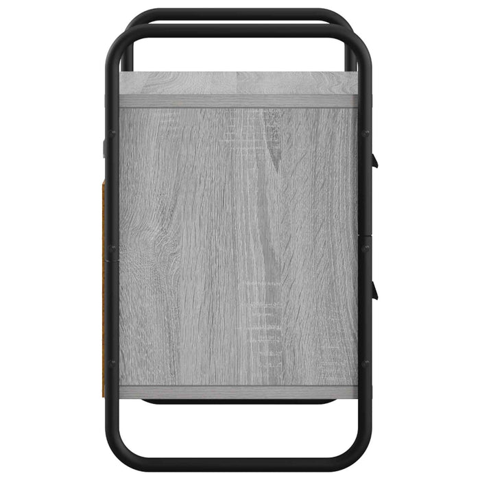 Dulap de Noapte Suspendat 2 buc. Sonoma gri 40 x 30 x 50 cm WALTI