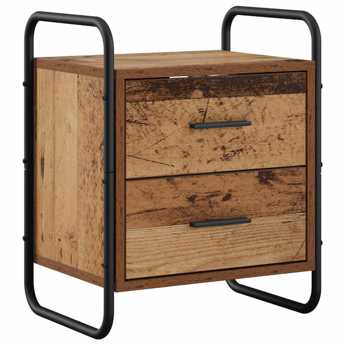 Dulap de Noapte Suspendat Lemn vechi 40 x 30 x 50 cm WALTI