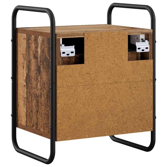 Dulap de Noapte Suspendat Lemn vechi 40 x 30 x 50 cm WALTI