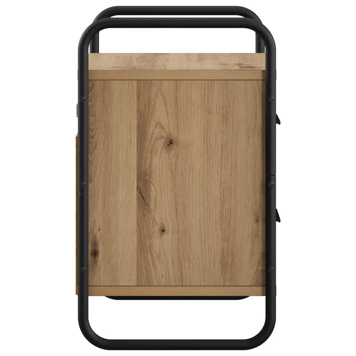Dulap de Noapte Suspendat Stejar Artizanal 40 x 30 x 50 cm WALTI