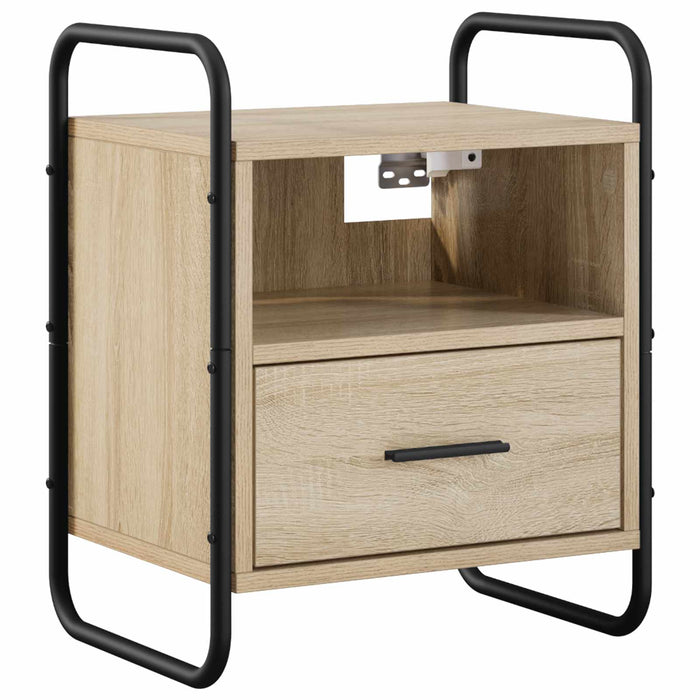 Dulap de Noapte Suspendat Stejar Sonoma 40 x 30 x 50 cm WALTI