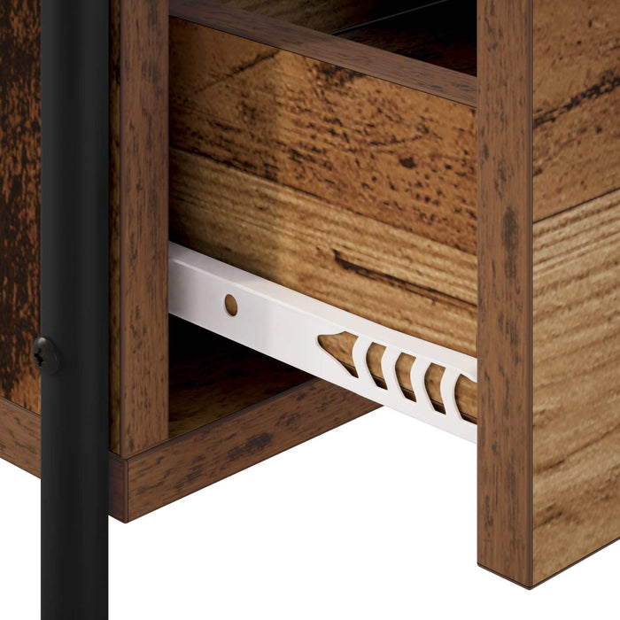 Dulap de Noapte Suspendat Lemn vechi 40 x 30 x 50 cm WALTI
