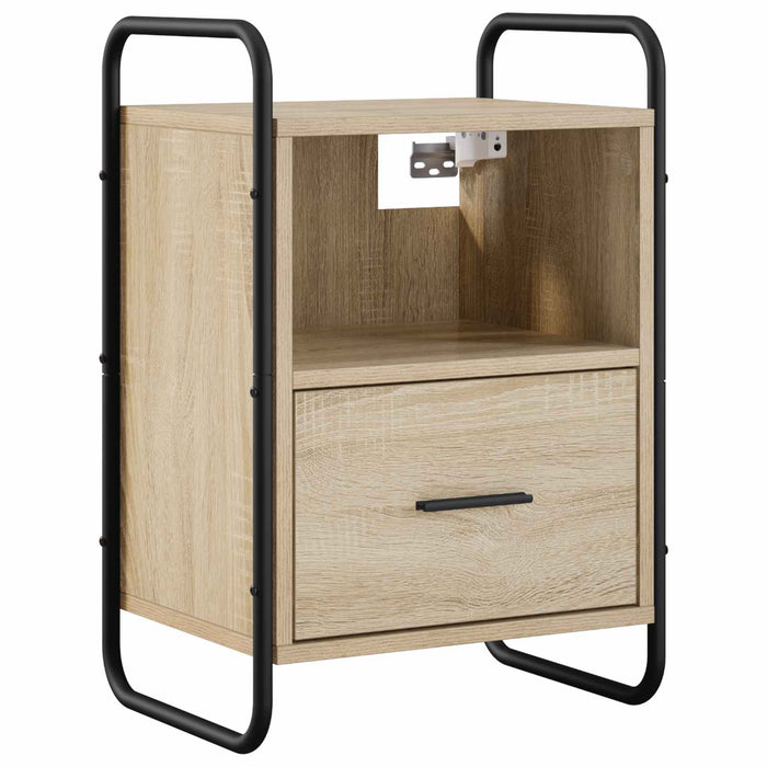 Dulap de Noapte Suspendat Stejar Sonoma 40 x 30 x 60 cm WALTI