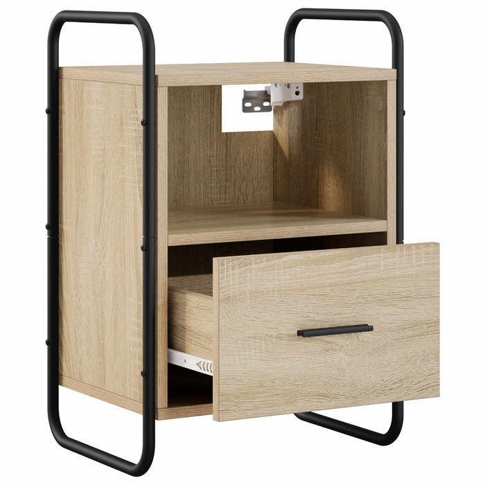 Dulap de Noapte Suspendat Stejar Sonoma 40 x 30 x 60 cm WALTI
