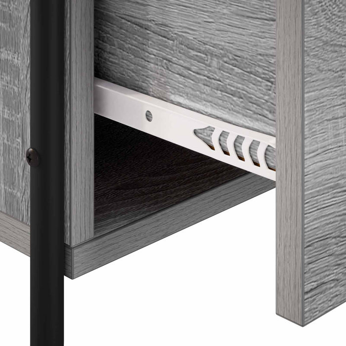 Dulap de Noapte Suspendat 2 buc. Sonoma gri 40 x 30 x 60 cm WALTI
