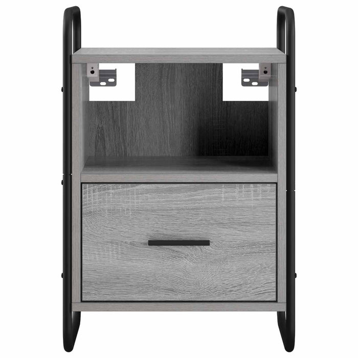Dulap de Noapte Suspendat 2 buc. Sonoma gri 40 x 30 x 60 cm WALTI