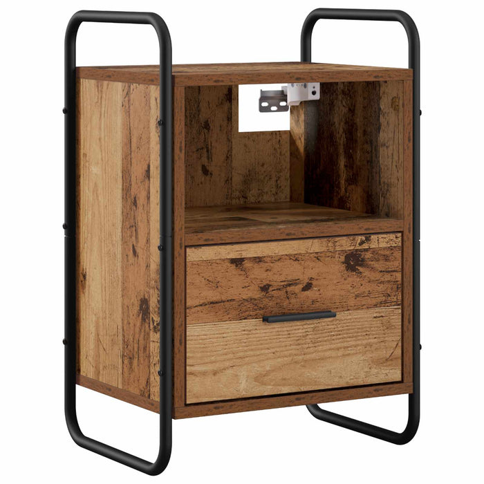 Dulap de Noapte Suspendat Lemn vechi 40 x 30 x 60 cm WALTI