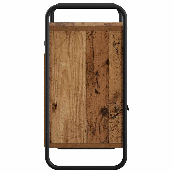 Dulap de Noapte Suspendat 2 buc. Lemn vechi 40 x 30 x 60 cm WALTI
