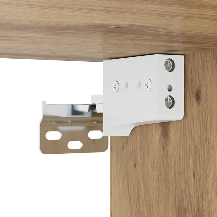 Dulap de Noapte Suspendat Stejar Artizanal 40 x 30 x 60 cm WALTI