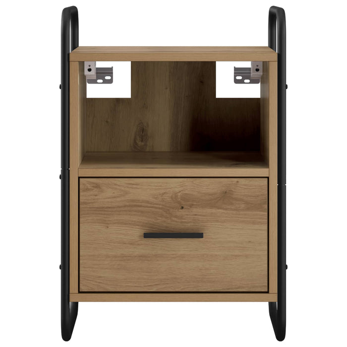 Dulap de Noapte Suspendat 2 buc. Stejar Artizanal WALTI
