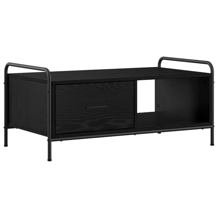 Masă de cafea Stejar Negru 90 x 49 x 41 cm Lemn prelucrat WALTI