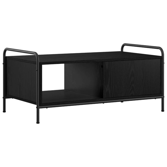 Masă de cafea Stejar Negru 90 x 49 x 41 cm Lemn prelucrat WALTI