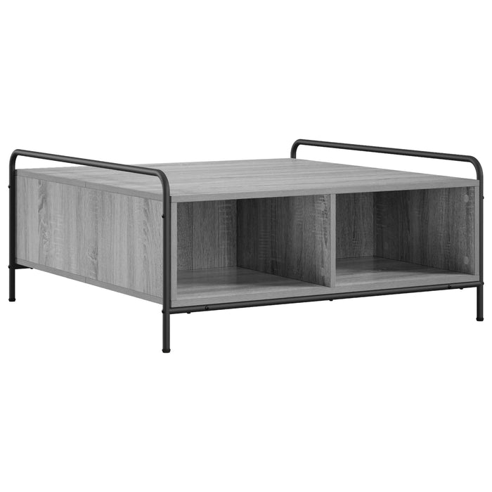 Masă de cafea Sonoma gri 90 x 90 x 41 cm Lemn prelucrat WALTI