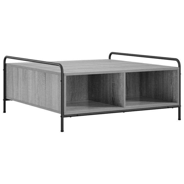 Masă de cafea Sonoma gri 90 x 90 x 41 cm Lemn prelucrat WALTI