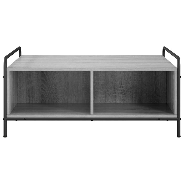 Masă de cafea Sonoma gri 90 x 90 x 41 cm Lemn prelucrat WALTI