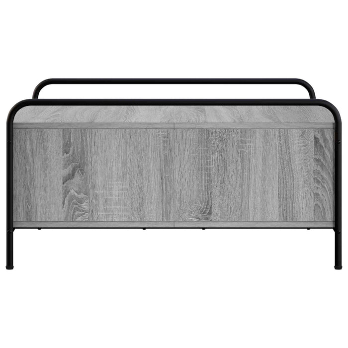 Masă de cafea Sonoma gri 90 x 90 x 41 cm Lemn prelucrat WALTI