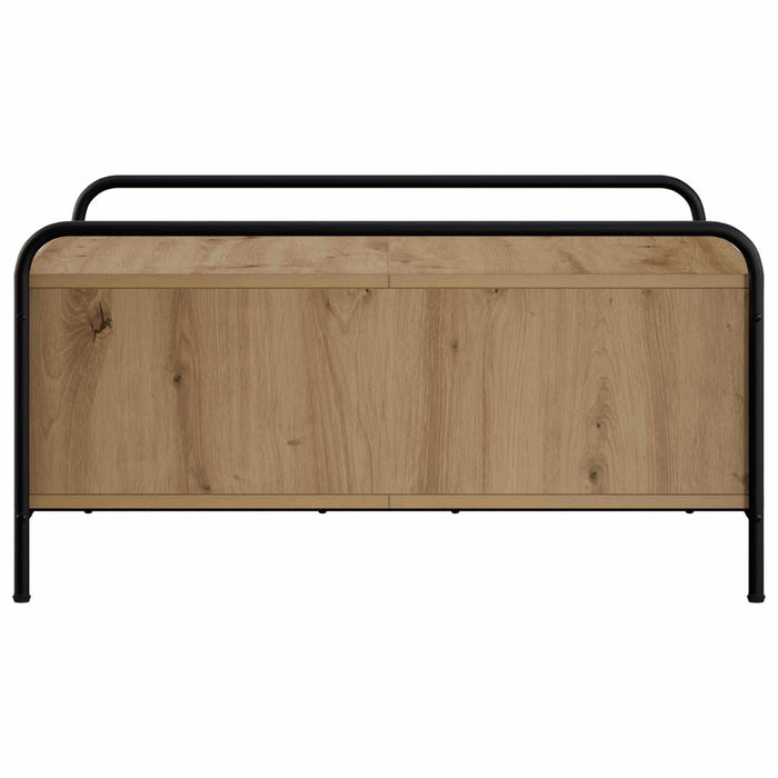 Masă de cafea Stejar Artizanal 90 x 90 x 41 cm Lemn prelucrat WALTI