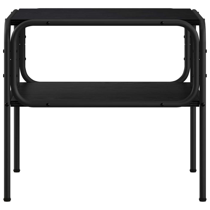 Masă laterală Stejar Negru 100 x 50 x 46 cm Lemn prelucrat WALTI