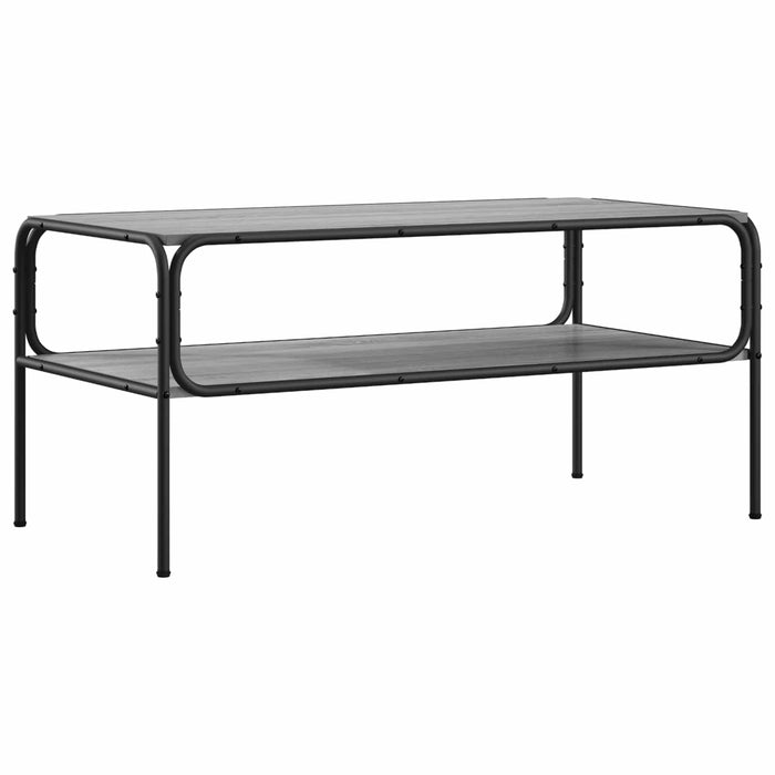 Masă laterală Sonoma gri 100 x 50 x 46 cm Lemn prelucrat WALTI