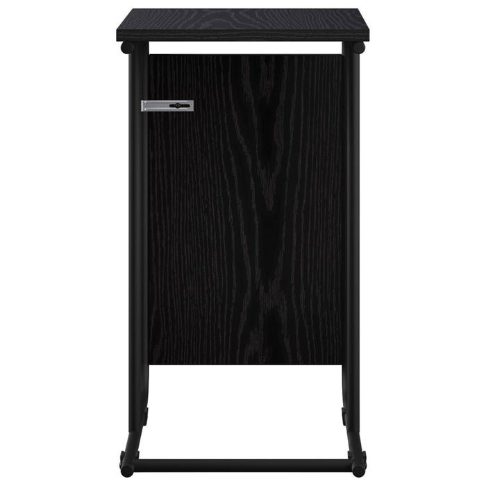 Masă laterală Stejar Negru 40 x 31 x 55 cm Lemn prelucrat WALTI