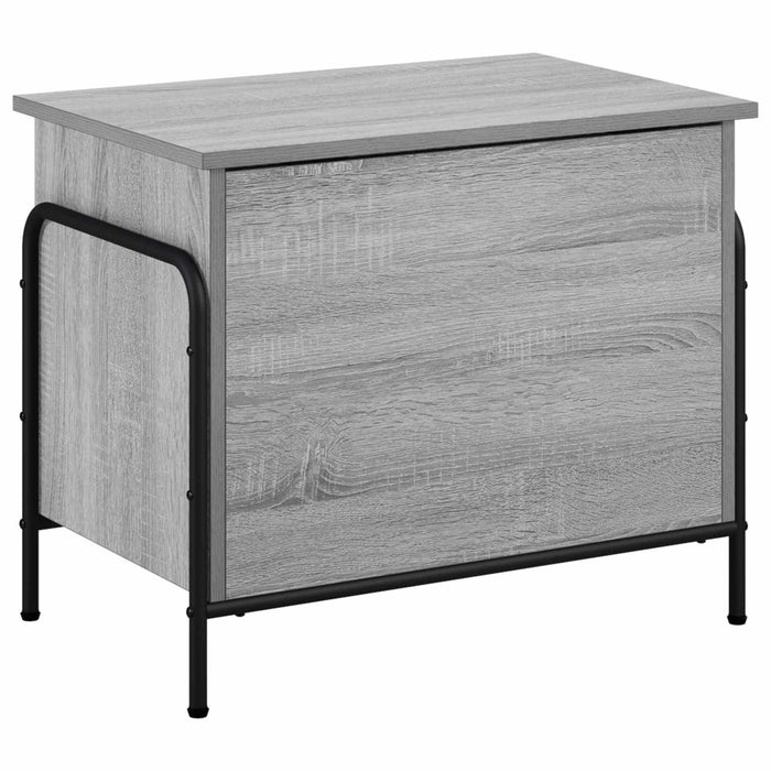 Cutie de depozitare Sonoma gri 80 x 40 x 49,5 cm Lemn prelucrat WALTI