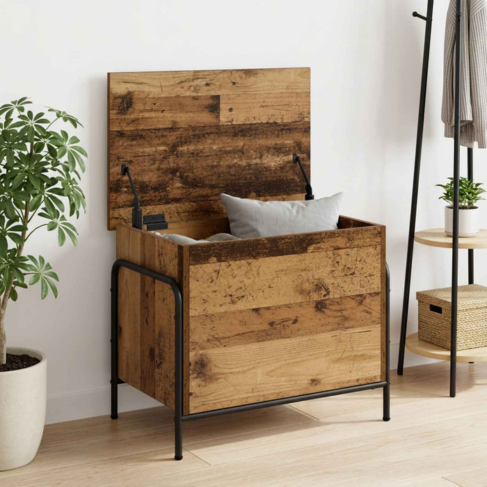Cutie de depozitare Lemn vechi 80 x 40 x 49,5 cm Lemn prelucrat WALTI
