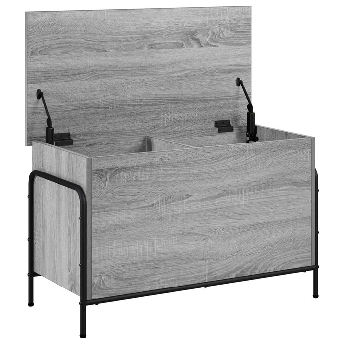 Cutie de depozitare Sonoma gri 80 x 40 x 49,5 cm Lemn prelucrat WALTI