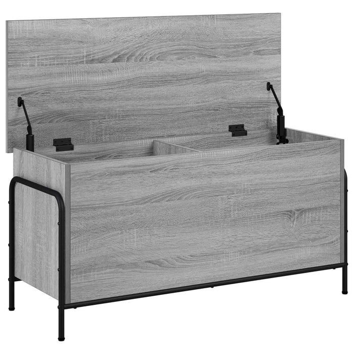 Cutie de depozitare Sonoma gri 80 x 40 x 49,5 cm Lemn prelucrat WALTI