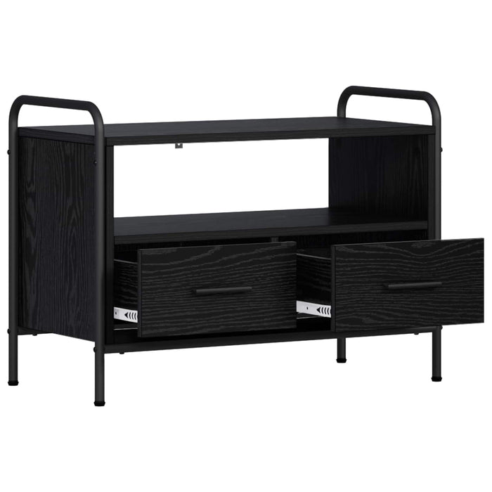 Cabinet TV 67,5 x 33 x 50 cm Stejar Negru Lemn prelucrat WALTI