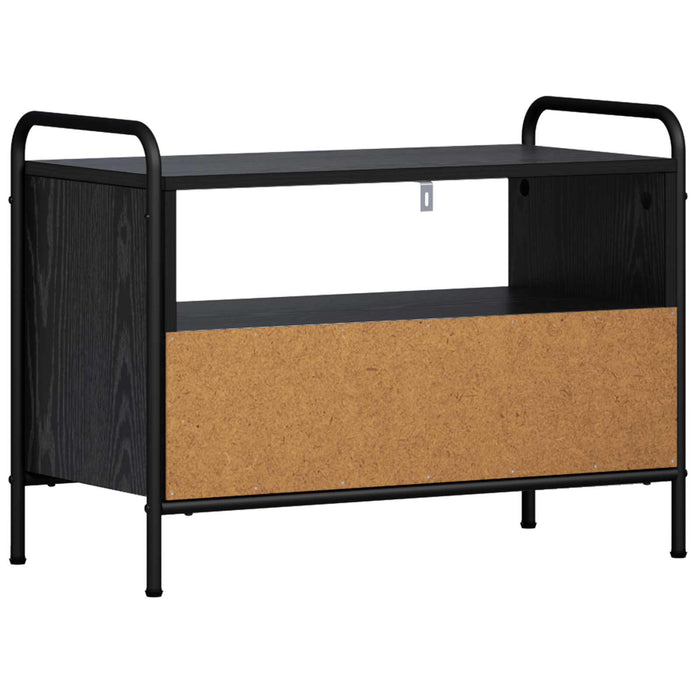 Cabinet TV 67,5 x 33 x 50 cm Stejar Negru Lemn prelucrat WALTI
